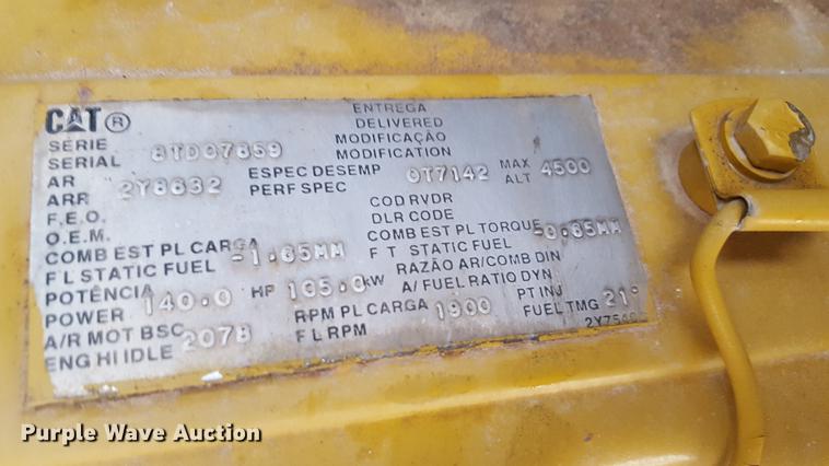 image for item EI9703 1995 Caterpillar D6D dozer
