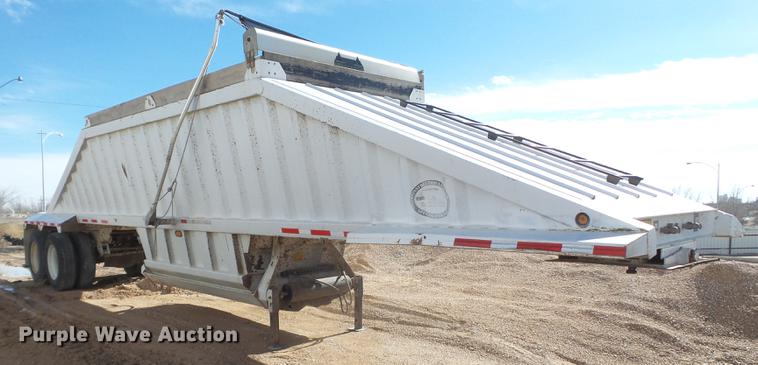 image for item EI9719 2008 CTS BDT-40 bottom dump trailer