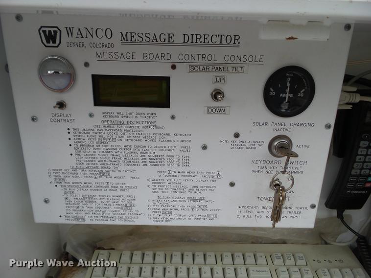 image for item EM9010 2000 Wanco WTLMB-S-LLAM message board