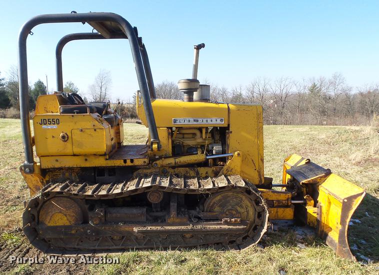1979 John Deere 550C dozer in Winterset, IA Item EM9018 sold Purple