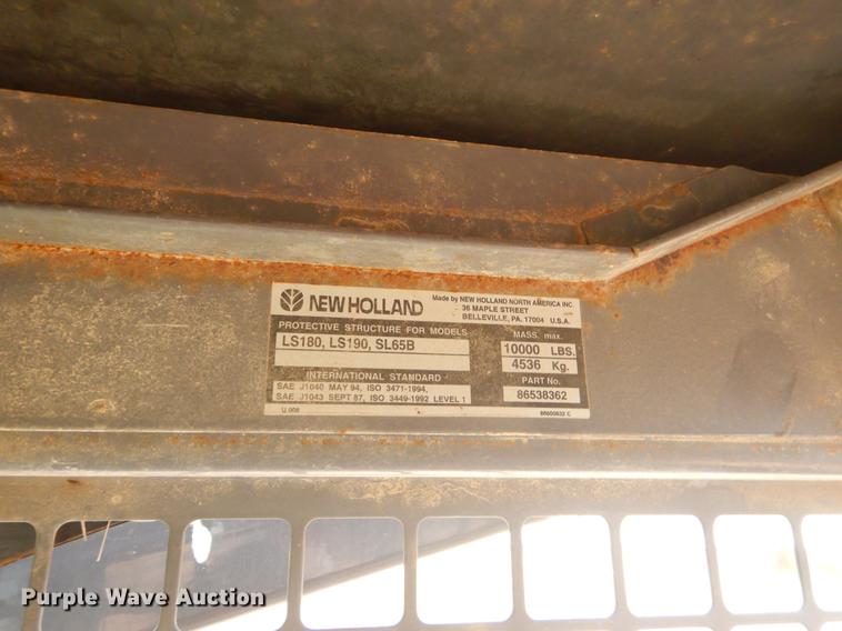 image for item ER9262 New Holland LS180 skid steer