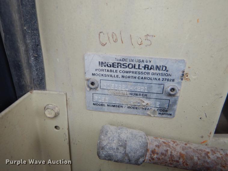 image for item ER9287 Ingersoll Rand 185 air compressor