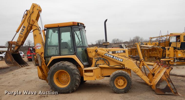 image for item ER9305 1996 John Deere 310D backhoe