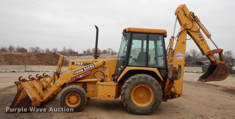 image for item ER9305 1996 John Deere 310D backhoe