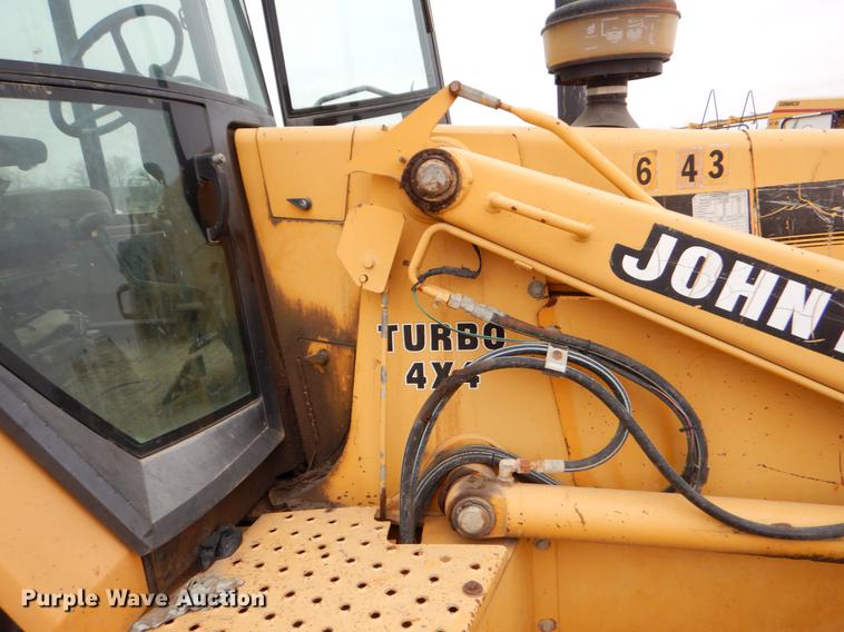 image for item ER9305 1996 John Deere 310D backhoe