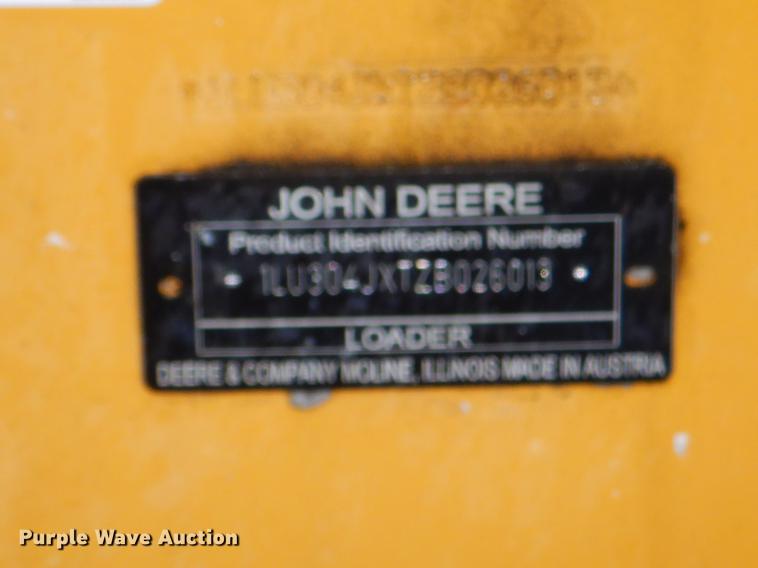 image for item ER9346 2011 John Deere 304J wheel loader