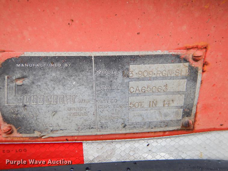 image for item ER9348 1964 Load Craft M3-909-RGN-S1B equipment trailer