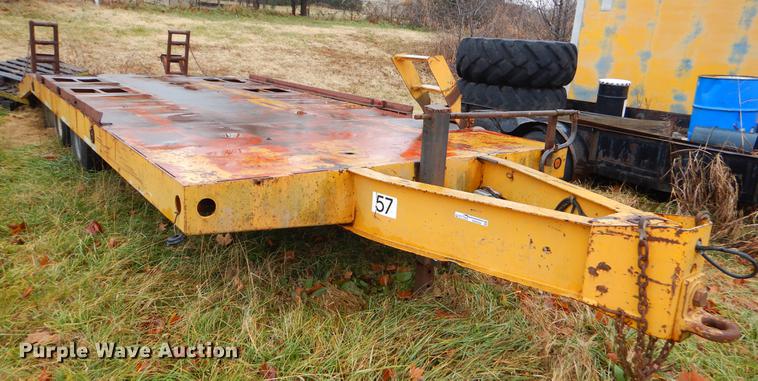 image for item ER9349 Shop built equipment trailer