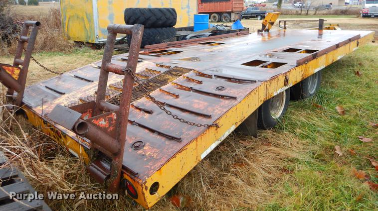 image for item ER9349 Shop built equipment trailer