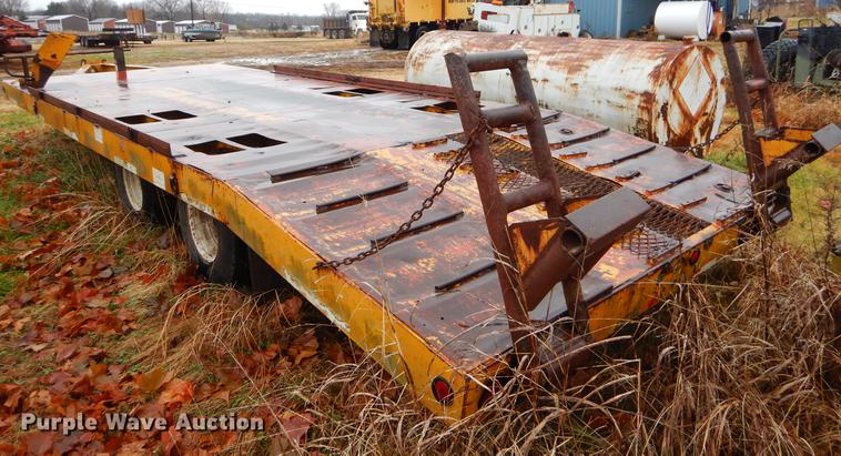 image for item ER9349 Shop built equipment trailer