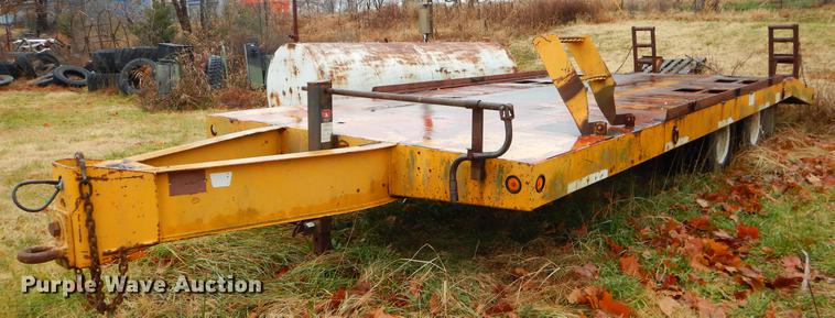 image for item ER9349 Shop built equipment trailer