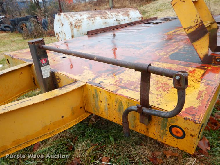 image for item ER9349 Shop built equipment trailer