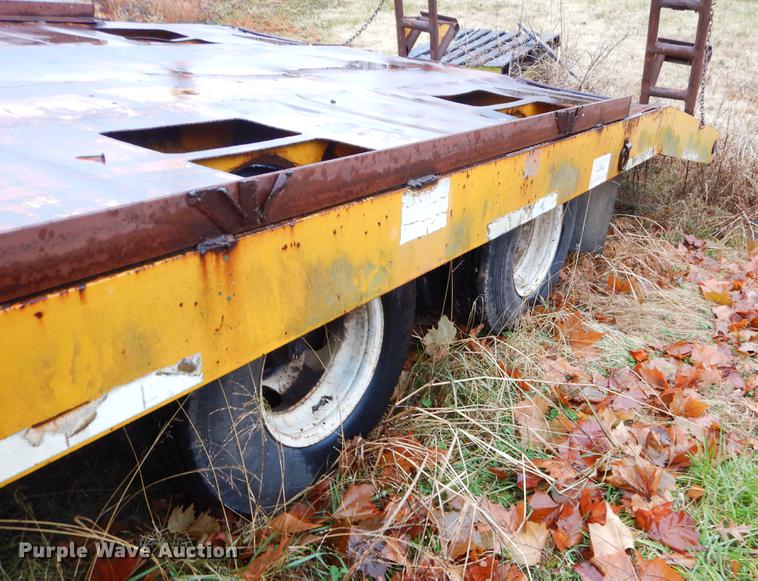 image for item ER9349 Shop built equipment trailer