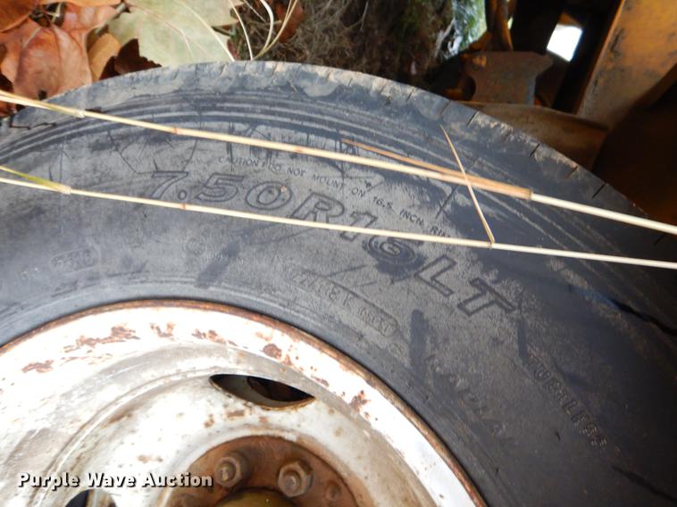 image for item ER9349 Shop built equipment trailer