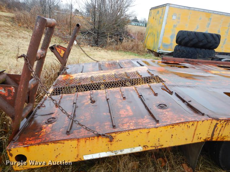 image for item ER9349 Shop built equipment trailer