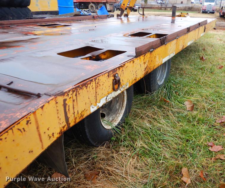 image for item ER9349 Shop built equipment trailer