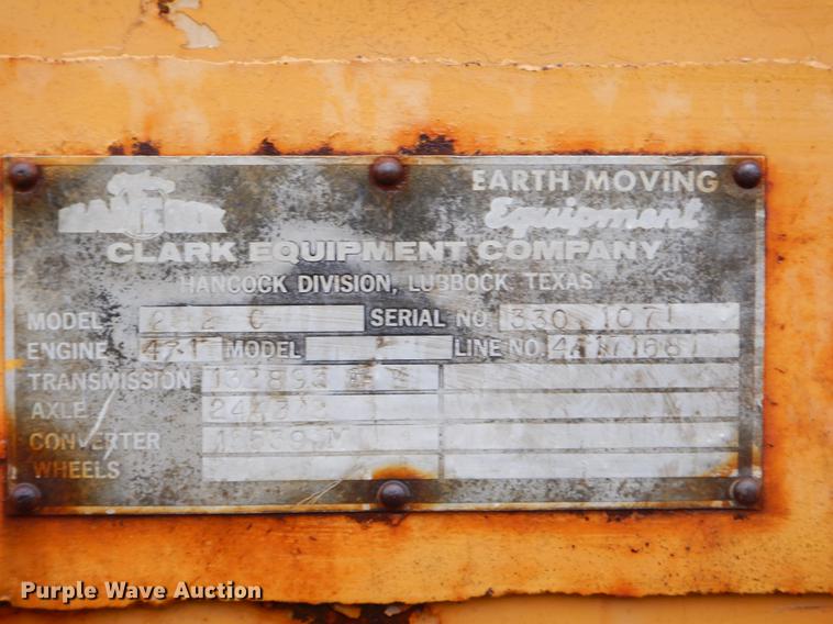 image for item ER9352 Clark 292C elevating scraper