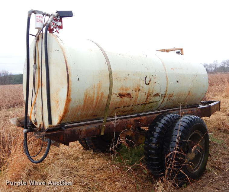 image for item ER9353 Shop built fuel tank trailer