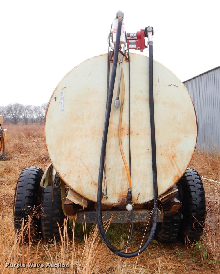 image for item ER9353 Shop built fuel tank trailer