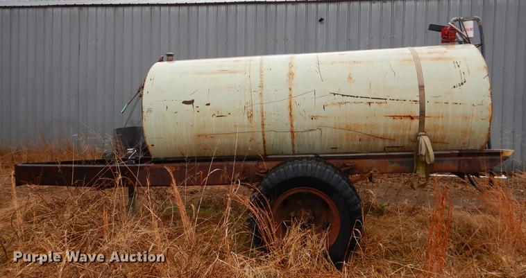 image for item ER9353 Shop built fuel tank trailer