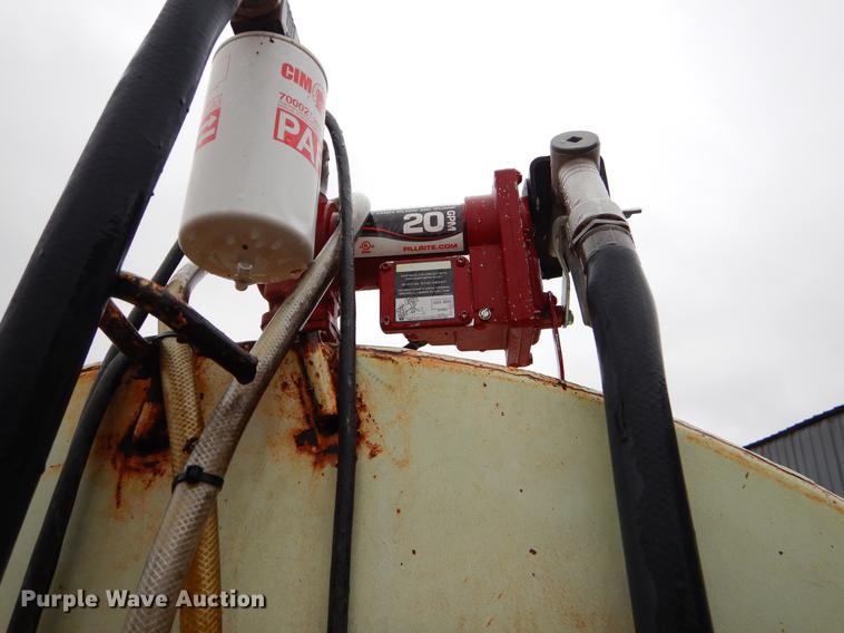 image for item ER9353 Shop built fuel tank trailer