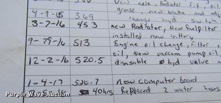 image for item EU9537 2007 Ring Omatic 275 vacuum excavator trailer