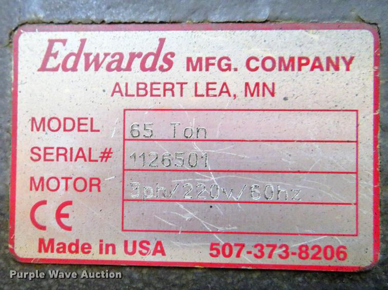 image for item EV9538 Edwards JAWS V iron worker