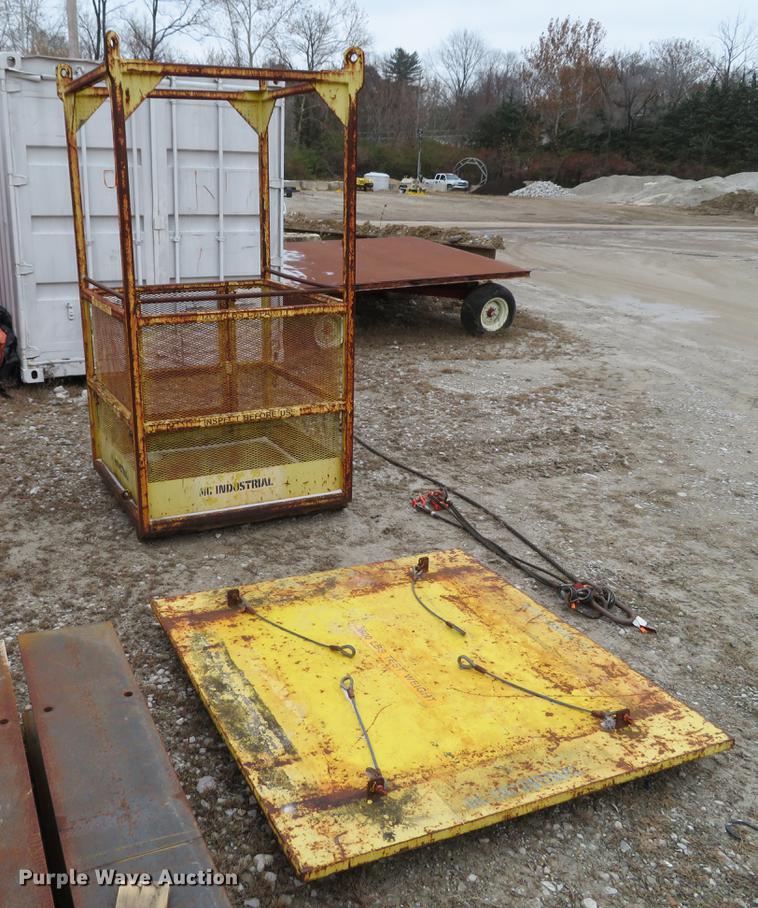 image for item EV9540 Chicago Crane 48X48X1200 man basket