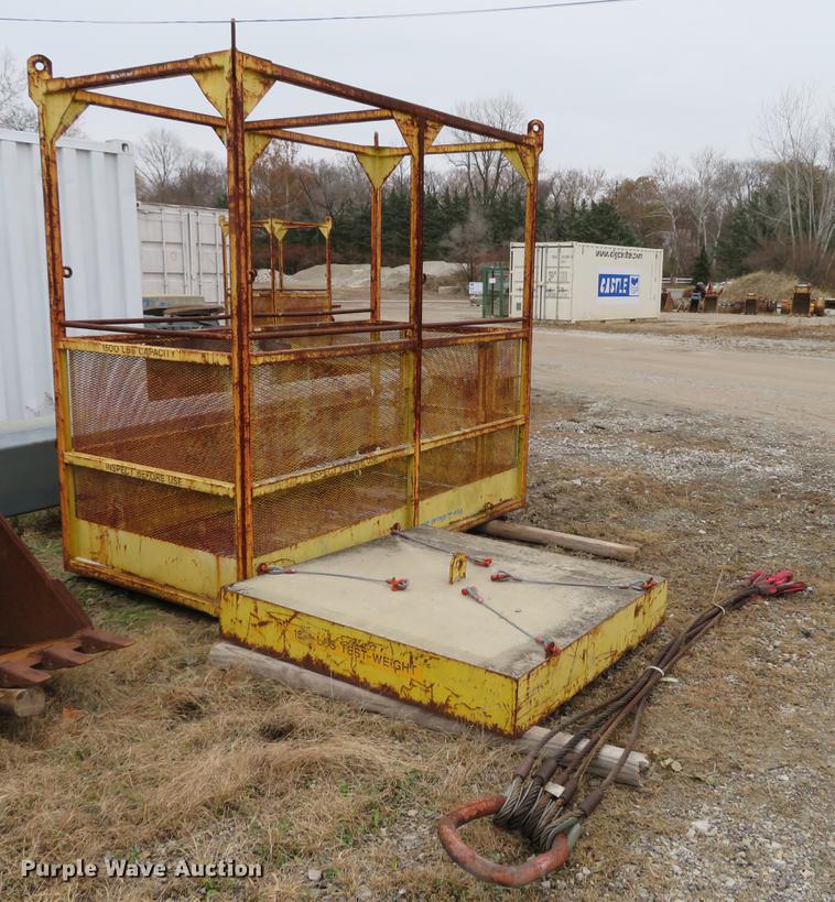 image for item EV9541 Chicago Crane 48X96X1300 man basket