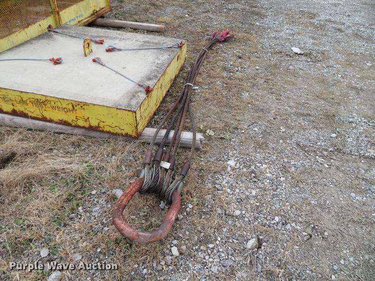 image for item EV9541 Chicago Crane 48X96X1300 man basket