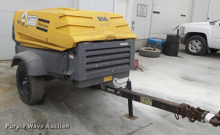 image for item EW9787 2007 Atlas Copco XAS185JD7 air compressor