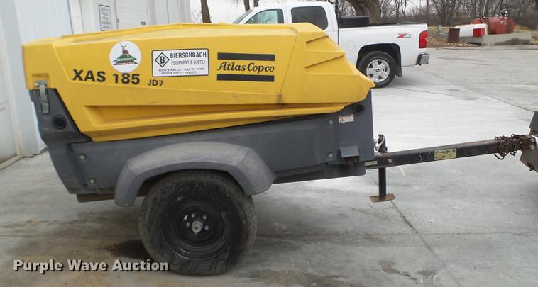 image for item EW9787 2007 Atlas Copco XAS185JD7 air compressor