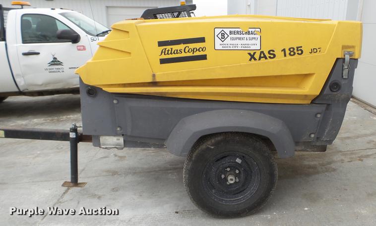 image for item EW9787 2007 Atlas Copco XAS185JD7 air compressor
