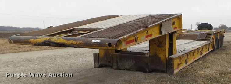 image for item EW9790 1970 Load Craft LDD3-40SFG lowboy equipment trailer