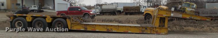 image for item EW9790 1970 Load Craft LDD3-40SFG lowboy equipment trailer