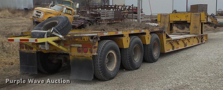 image for item EW9790 1970 Load Craft LDD3-40SFG lowboy equipment trailer