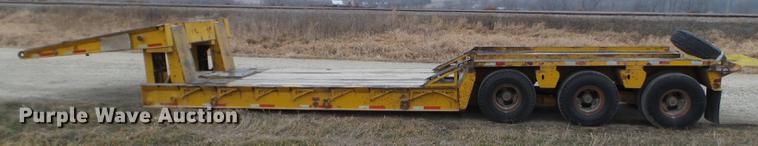 image for item EW9790 1970 Load Craft LDD3-40SFG lowboy equipment trailer