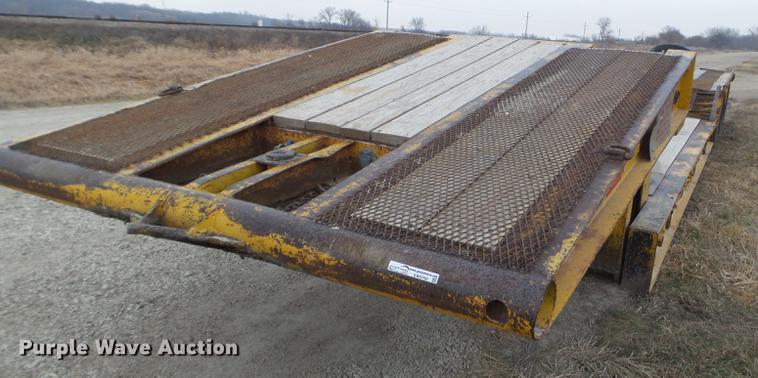 image for item EW9790 1970 Load Craft LDD3-40SFG lowboy equipment trailer