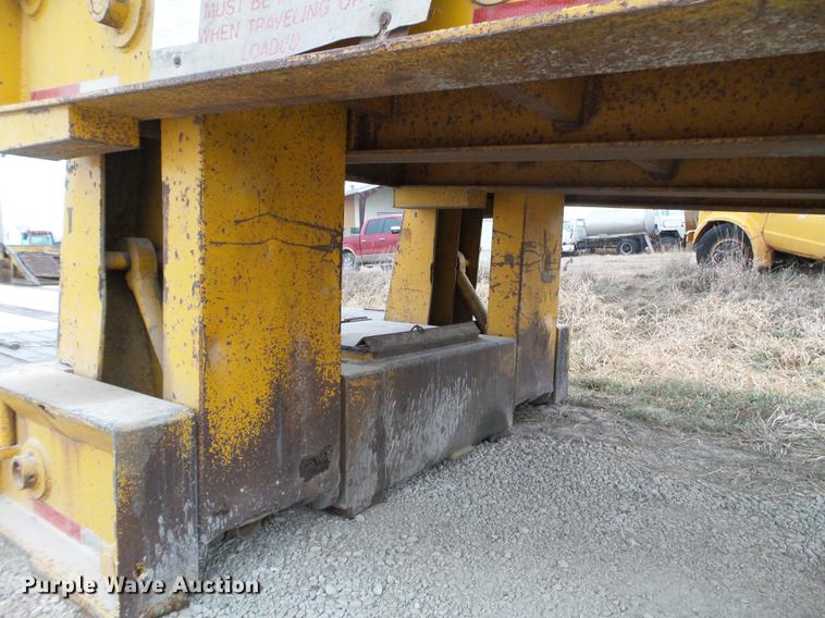 image for item EW9790 1970 Load Craft LDD3-40SFG lowboy equipment trailer
