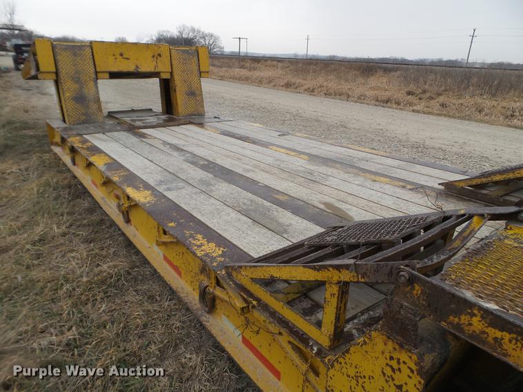 image for item EW9790 1970 Load Craft LDD3-40SFG lowboy equipment trailer