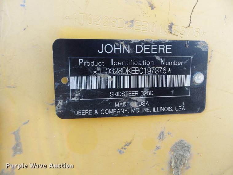 image for item EW9812 2011 John Deere 328D skid steer
