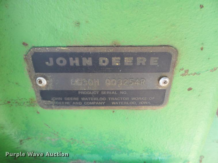 image for item EW9813 1976 John Deere 8630 4WD tractor