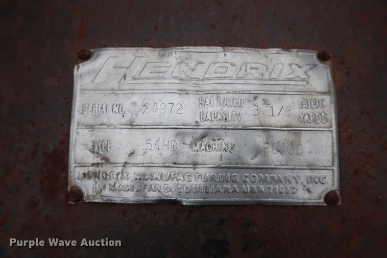 image for item FE9556 Hendrix 54"W excavator bucket