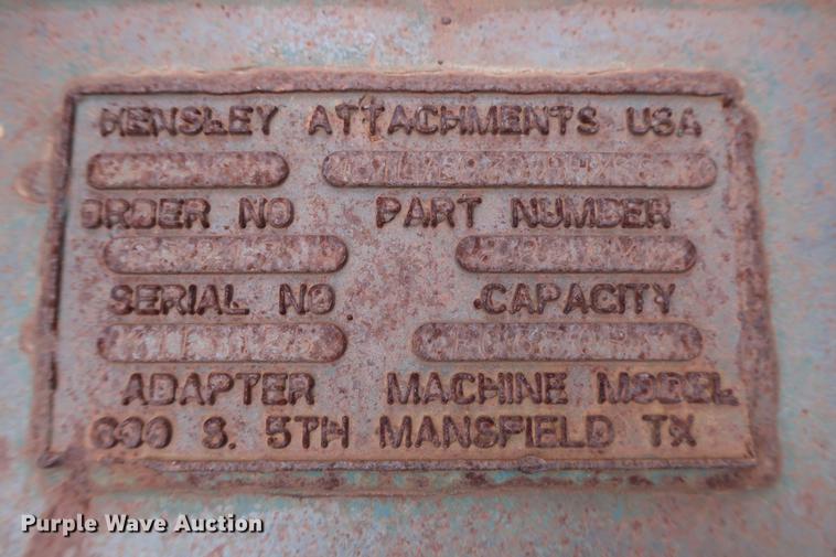 image for item FE9557 Hensley 48"W excavator bucket