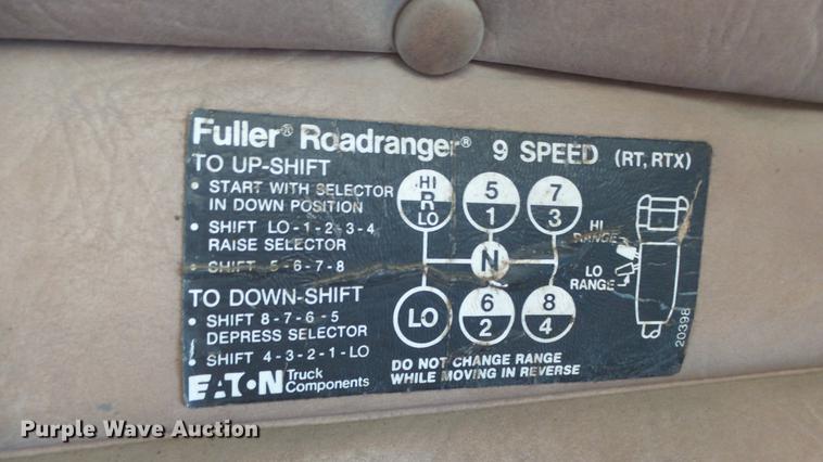 image for item FO9053 1984 White WCM dump truck