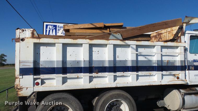 image for item FO9053 1984 White WCM dump truck