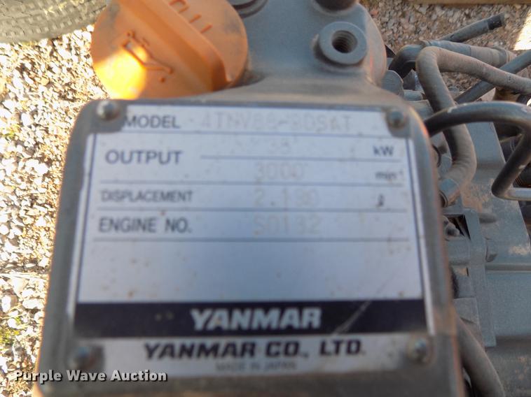 image for item FQ9114 Yanmar 4TNV88-BDSAT four cylinder diesel engine