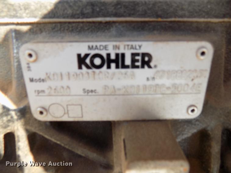 image for item FQ9118 2017 Kholer KD11903TCR/26A 1.861L diesel engine