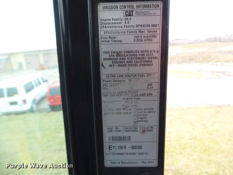 image for item L5728 2013 Caterpillar 320EL excavator