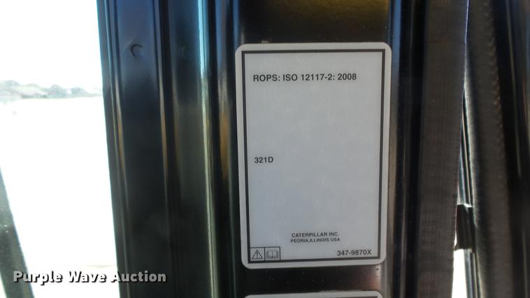 image for item DC1313 2013 Caterpillar 321D LCR excavator